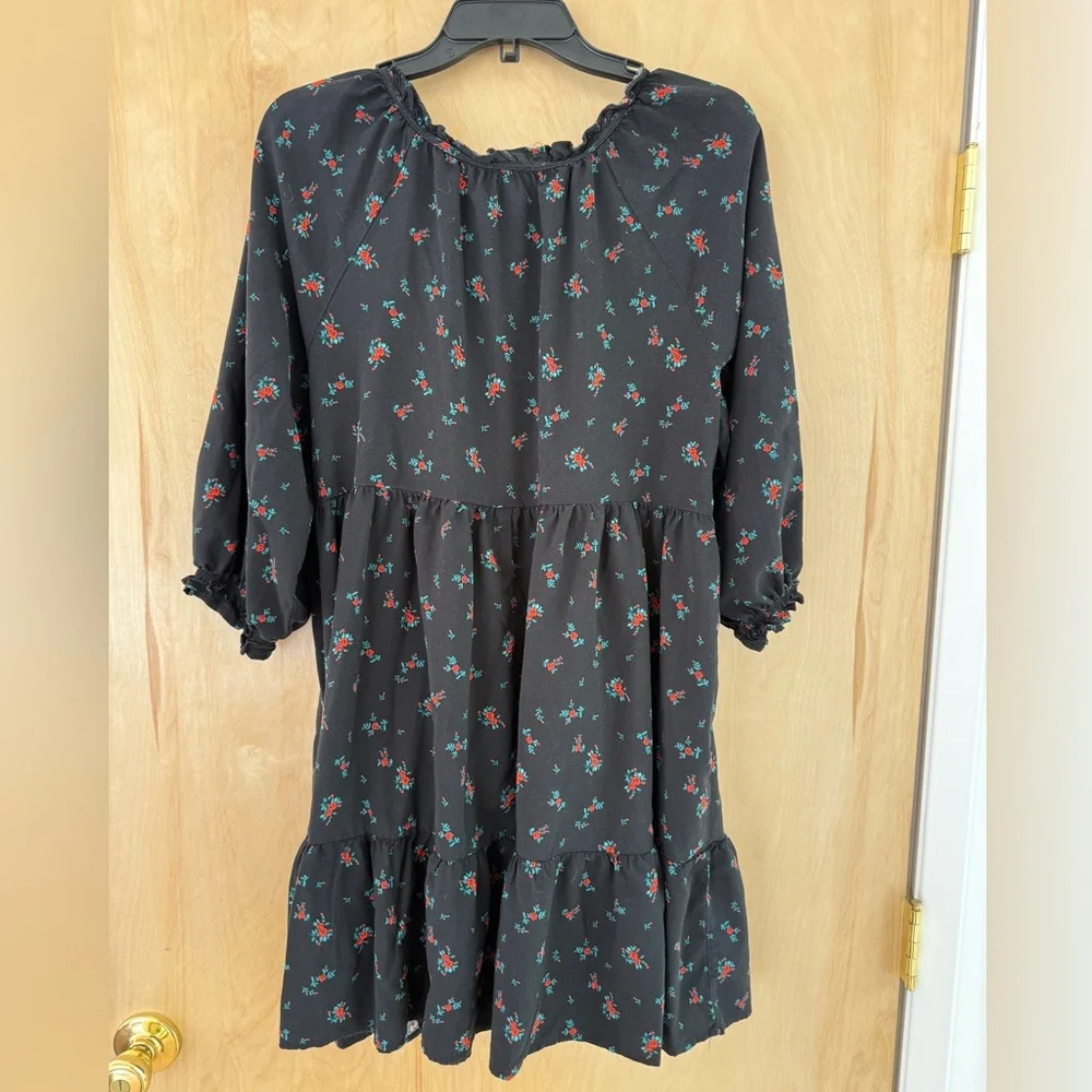 Torrid Challis Ruffle Mini Dress - Picture 5 of 8